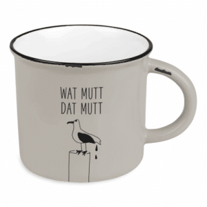 Vintage Tasse Wat mutt dat mutt