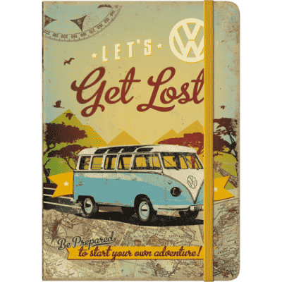 Notizbuch A5 VW Bulli Let's get lost