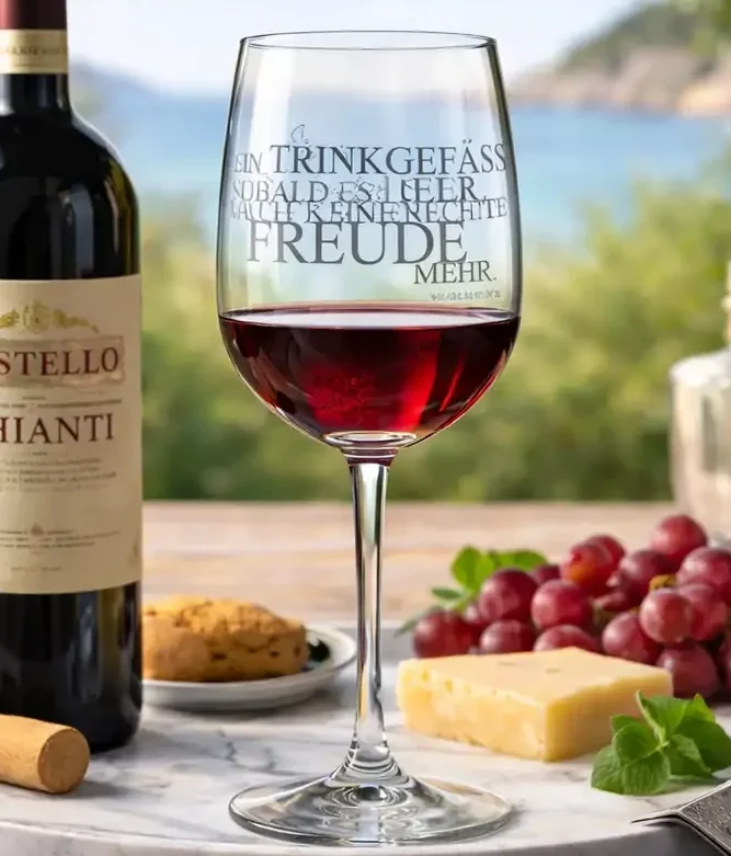 Weinglas Räder Ein Trinkgefäß