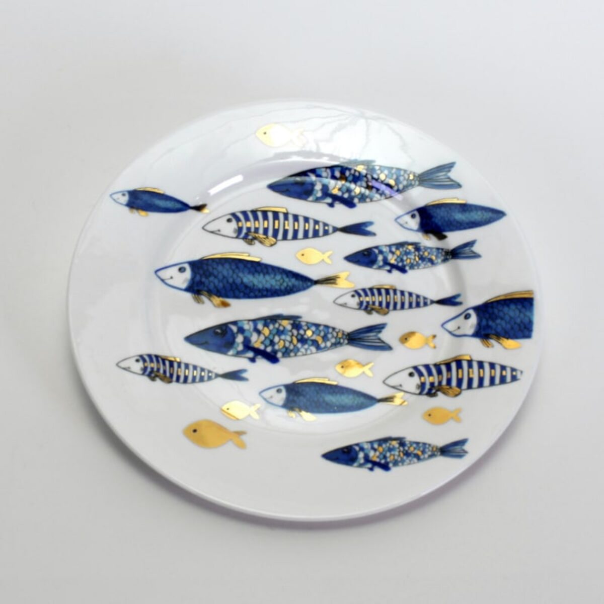Teller Porzellan Blue Fish 🏖️