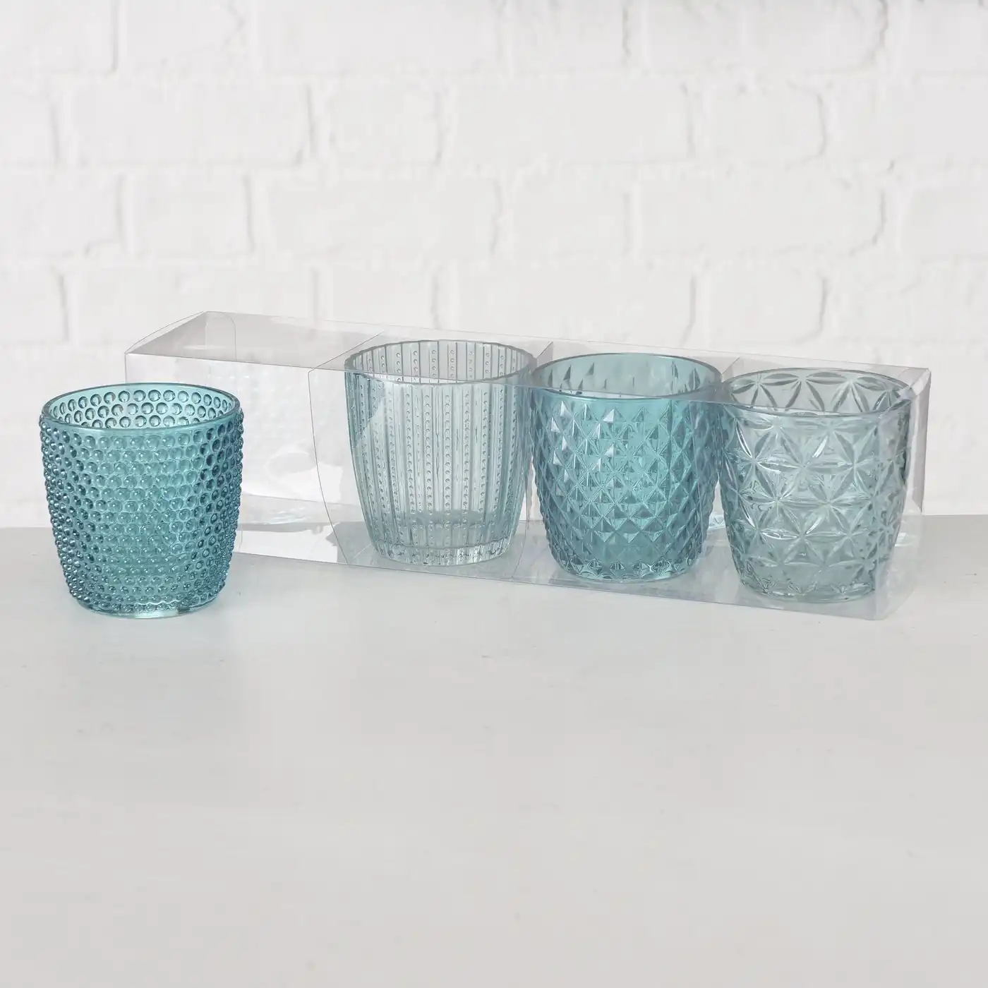 Windlicht Marilu 4-er Set in Verpackung