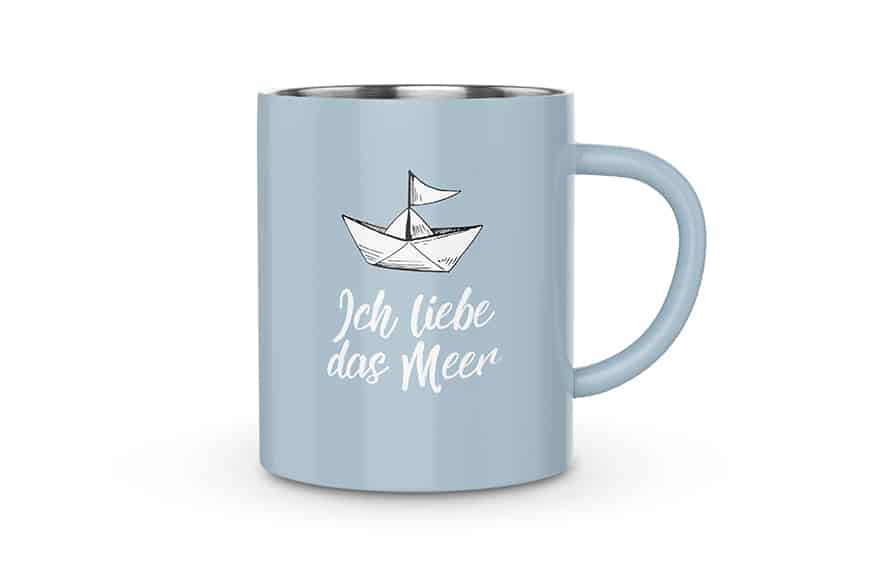Thermobecher Liebe Meer
