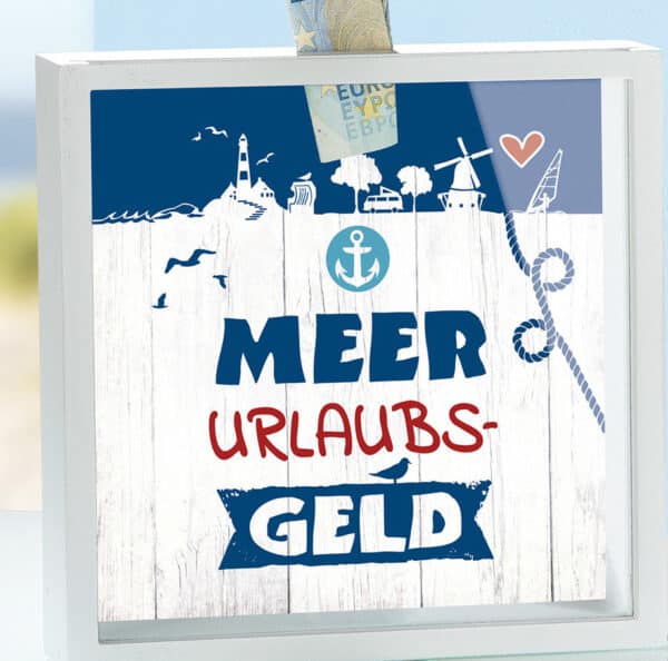 Spardose Meer Urlaubsgeld