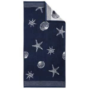 Handtuch Dyckhoff Maritim Seashall navy