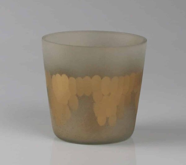 Windlicht Gold- Glas