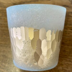 Windlicht Glas-Gold