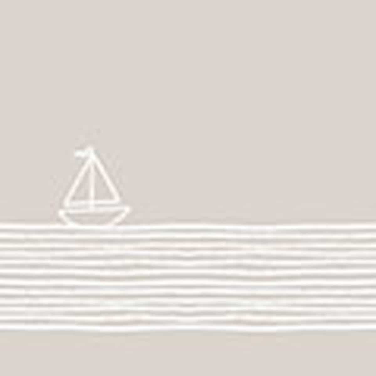 Serviette PPD Schiff Taupe