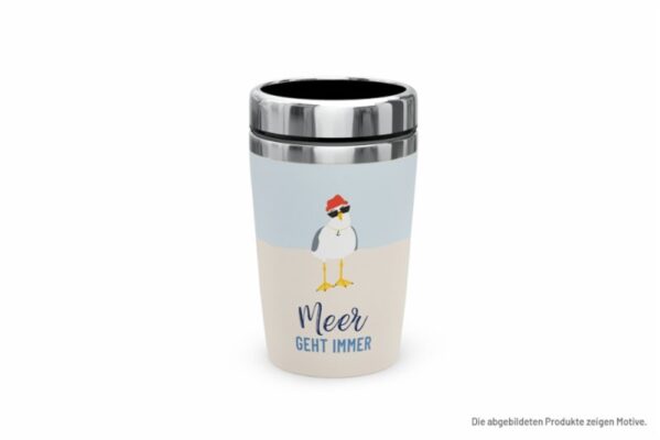 Vergrößerte Ansicht Becher to go 240ml Möwe