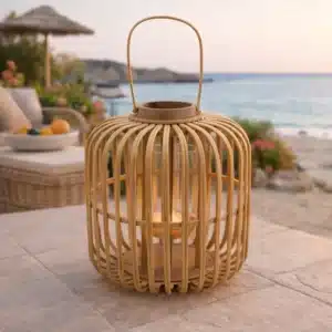 Laterne Bambus 28 x 31 cm