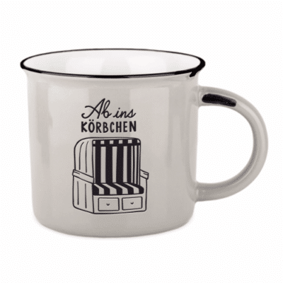 Becher Vintage Maritim Ab ins Körbchen