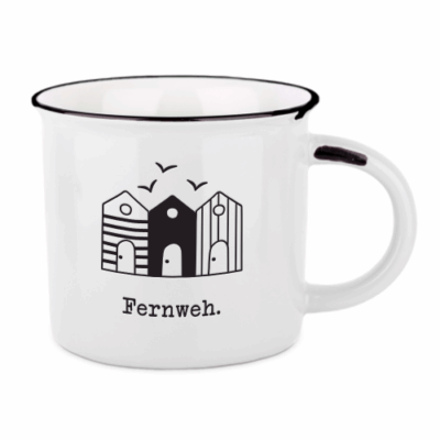 Becher Vintage Maritim Fernweh.