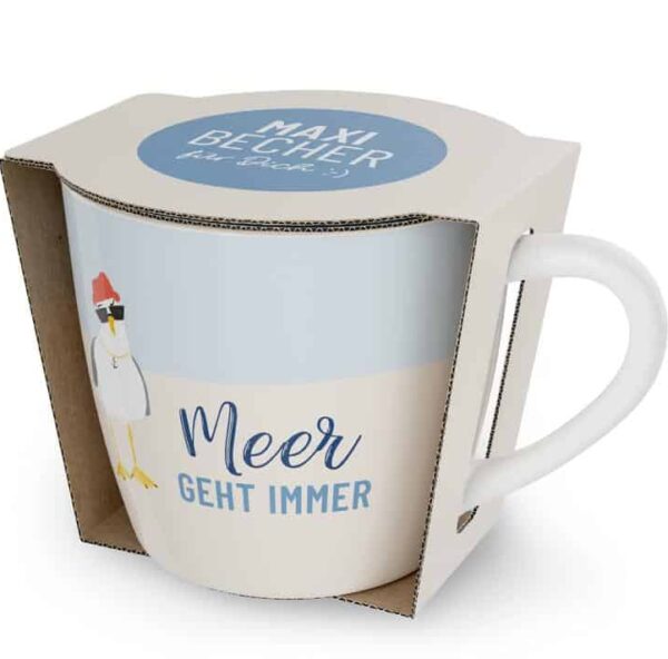 Maxibecher Meer geht immer