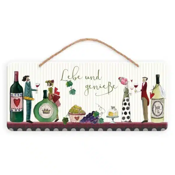 blechschild-wein