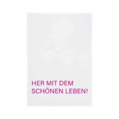 Geschirrtuch Schönes Leben