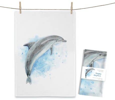 Geschirrtuch Happy Dolphin Delphin