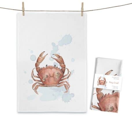Geschirrtuch Rosy Crab Krabbe