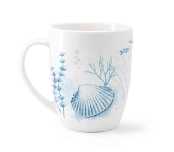 Tasse Seahorse Coral Seepferdchen Rückseite