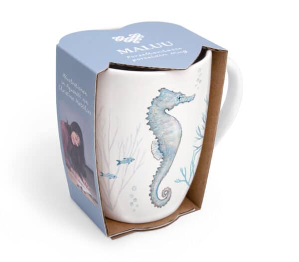 Tasse Seahorse Coral Seepferdchen
