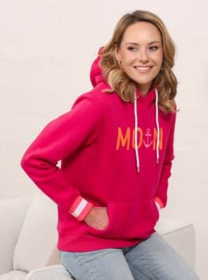 Zwillingsherz Hoodie "Moin Rahel"