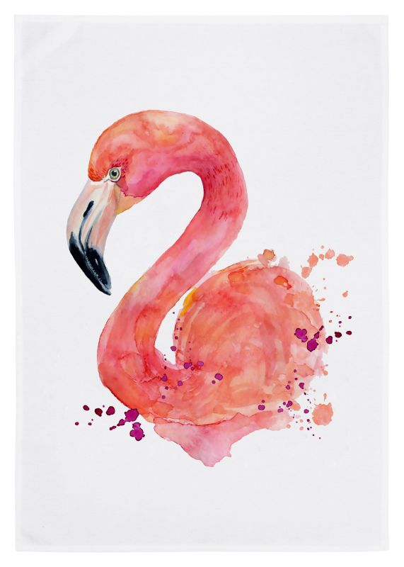 Geschirrtuch Flamingo