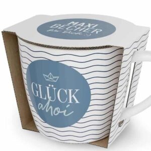 Maxibecher GlĂĽck ahoi