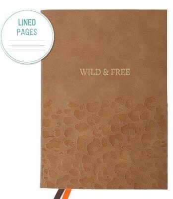 Schreibbuch/DIN A5/120 Blatt/Majoie/ soft/camel/wild&free