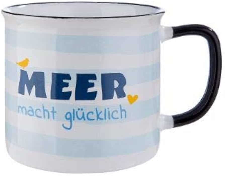 Tasse Meer macht glücklich