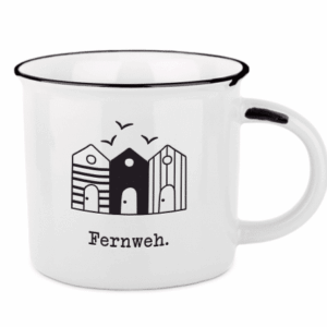 Becher Vintage Maritim Fernweh.