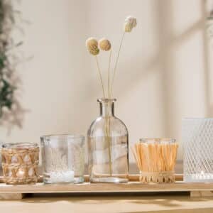 Deko-Ensemble Nature Windlichter