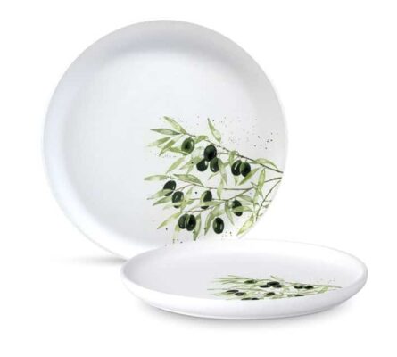 Olives Matte Plate 21