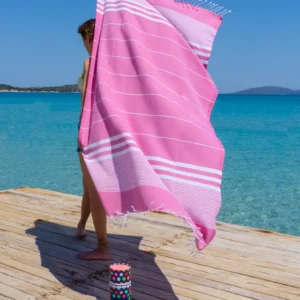 Tovel to Go Malibu Hamamtuch Pink