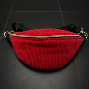 Hopemade_Tasche_rot_schwarze_Fliesen