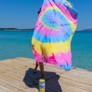 Tie Dye Towel to go