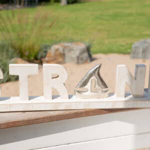 Schriftzug Strand