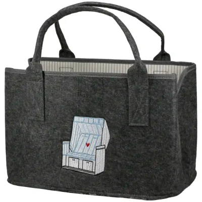 Tasche rechteckig „Strandkorb“