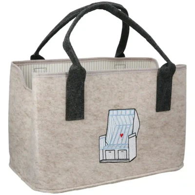 Tasche rechteckig „Strandkorb“
