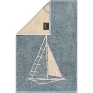 Cawö Gästetücher Postcard Towels Edition 100 Sailing boat - 19 - Gästetuch 30x50 cm