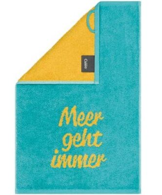 Cawö Gästetücher Postcard Towels Edition 100 Meer geht immer - 07 - Gästetuch 30x50 cm